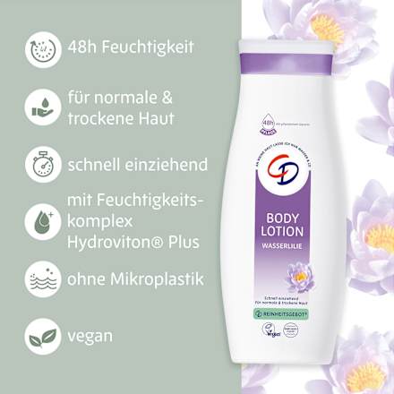 Bodylotion Wasserlilie, 400 ml