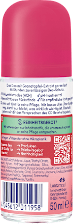 Deo Roll-on Granatapfel, 50 ml