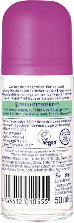 Deodorant roll-on Pure Magnolia, 50 ml