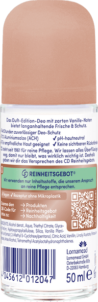 CD Deo Roll-on Vanilla Bloom, 50 ml