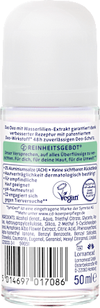 Deodorant roll-on waterlelie 24u, 50 ml