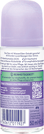 Deo Roll-on Wasserlilie, 50 ml