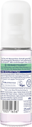 Deodorant Spray Water Lily, Reisformaat, 25 ml