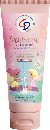 Kinder Duschgel, Shampoo & Spülung 3in1 Mädchen, Feenmagie, 250 ml
