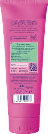 Kinder Duschgel, Shampoo & Spülung 3in1 Wellenzauber, 250 ml