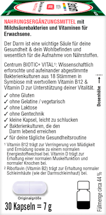 Biotic+ Vital Kapseln 30 St, 7 g