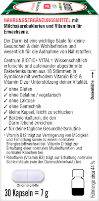 Biotic+ Vital Kapseln 30 St, 7 g