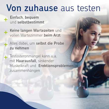 Freies Testosteron Test, 1 St