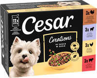 Nassfutter Hund Creations in Sauce, Mulitpack (12x100 g), 1,2 kg