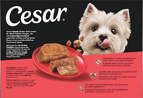 Nassfutter Hund Klassiker Selektion Multipack (8x150 g), 1,2 kg