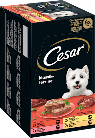 Natvoer voor honden Classic Selection Multipack (8x150 g), 1,2 kg