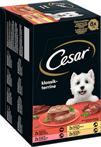 Natvoer voor honden Classic Selection Multipack (8x150 g), 1,2 kg