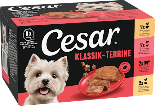 Nassfutter Hund Klassiker Selektion Multipack (8x150 g), 1,2 kg