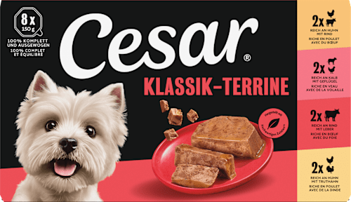 Nassfutter Hund Klassiker Selektion Multipack (8x150 g), 1,2 kg