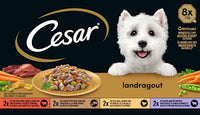 Natvoer voor honden Country Kitchen Variatie in Saus, Multipack (8x150 g), 1,2 kg
