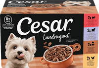 Nassfutter Hund Landküche Vielfalt in Sauce, Multipack (8x150 g), 1,2 kg