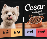 Nassfutter Hund Landküche Vielfalt in Sauce, Multipack (8x150 g), 1,2 kg