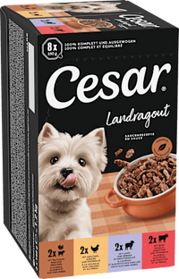 Nassfutter Hund Landküche Vielfalt in Sauce, Multipack (8x150 g), 1,2 kg