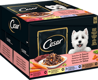 Nassfutter Hund Selection in Sauce, Multipack (24x100 g), 2,4 kg