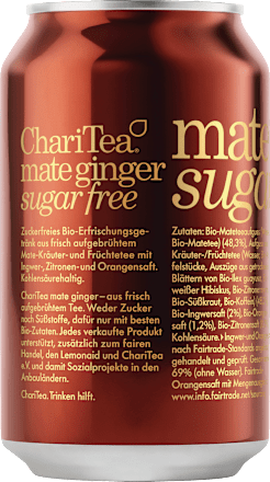 Erfrischungsgetränk, Mate Ginger, 0,33 l EINWEG