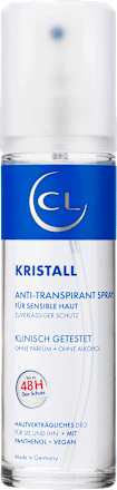 Antitranspirant Deo Zerstäuber Kristall, 75 ml
