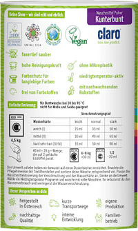 Colorwaschmittel Pulver Kunterbunt, 23 Wl