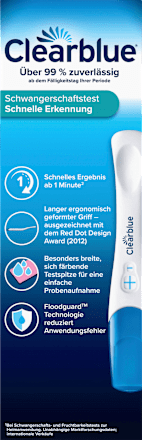 Schwangerschaftstest Schnell - ab 1 Minute, 1 St