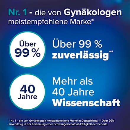 Schwangerschaftstest Schnelle Erkennung 1 Min, 2 St Clearblue