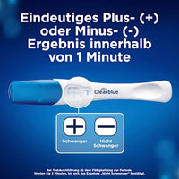 Schwangerschaftstest Schnelle Erkennung 1 Min, 2 St Clearblue