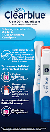 Schwangerschaftstest Triple Check Ultra Früh 3 Tests, 3 St