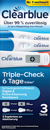 Schwangerschaftstest Triple Check Ultra Früh 3 Tests, 3 St