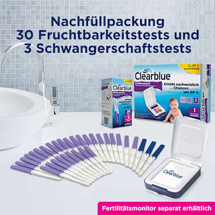 Teststäbchen für Fertilitätmonitor, 33 St