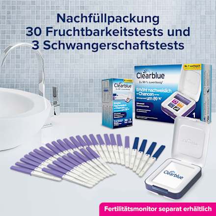 Teststäbchen für Fertilitätmonitor, 33 St