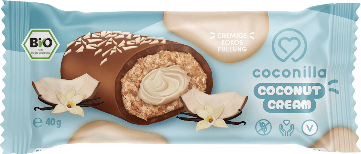 coconilla Cake Bar Coconut Cream, 40 g