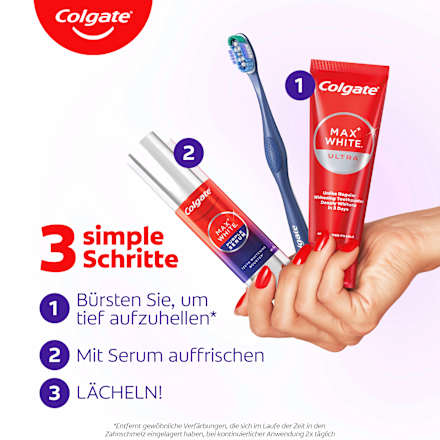 Bleaching Purple Serum Max White, 40 ml Colgate