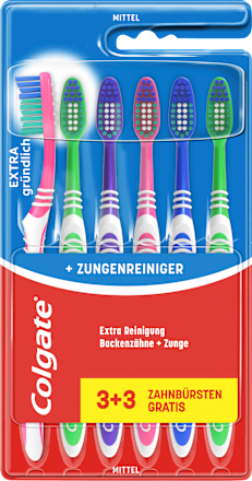 Zahnbürste Extra Clean medium, 6 St