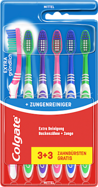 Zahnbürste Extra Clean medium, 6 St