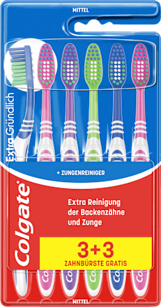 Zahnbürste Extra Clean medium, 6 St