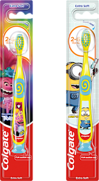 Zahnbürste Kinder Minions/Trolls, 2-6 Jahren extra soft, 1 St