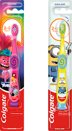 Zahnbürste Kinder Minions/Trolls, 2-6 Jahren extra soft, 1 St