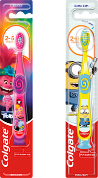 Zahnbürste Kinder Minions/Trolls, 2-6 Jahren extra soft, 1 St
