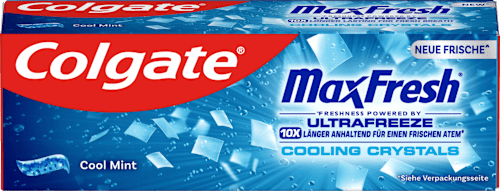 Tandpasta Max Fresh Koelkristallen, 20 ml