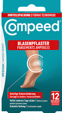 Blarenpleisters Medium Voordeelverpakking, 12 stuks