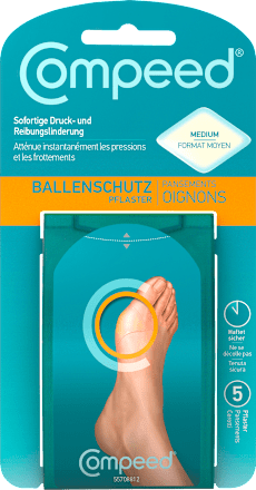 Druckstellenschutz Ballenpflaster, 5 St Compeed