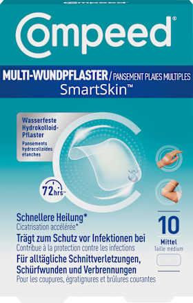 Multi-Wundpflaster SmartSkin Mittel, 10 St