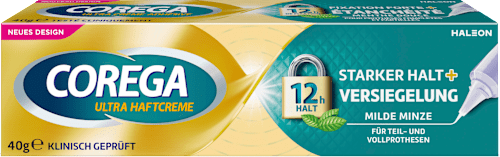Haftcreme Ultra, Starker Halt + Versiegelung, 40 g