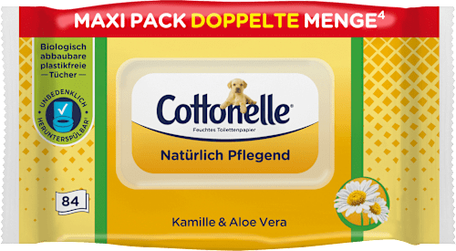 Vochtig toiletpapier Kamille &amp; Aloë Vera, Maxi Pack, 84 stuks