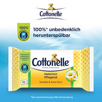 Vochtig toiletpapier natuurlijk verzorgend, 42 stuks