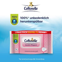 Vochtig Toiletpapier Gevoelig Verzorgend, Maxi Pack, 84 stuks