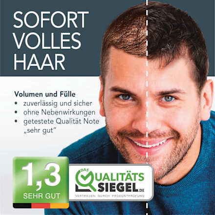 Streuhaar Haarverdichter Schwarz, 14 g
